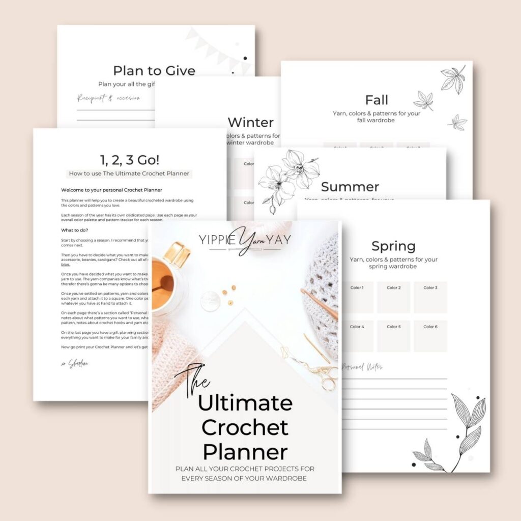 THE ULTIMATE FREE PRINTABLE CROCHET PLANNER YOU NEED – TODAY