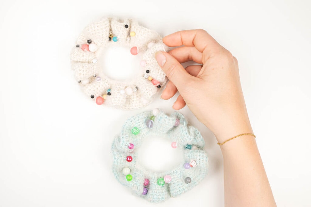 free crochet scrunchie pattern