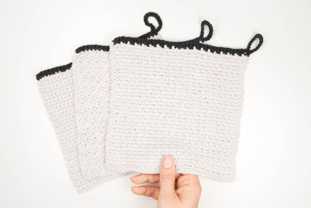how to crochet dishcloths